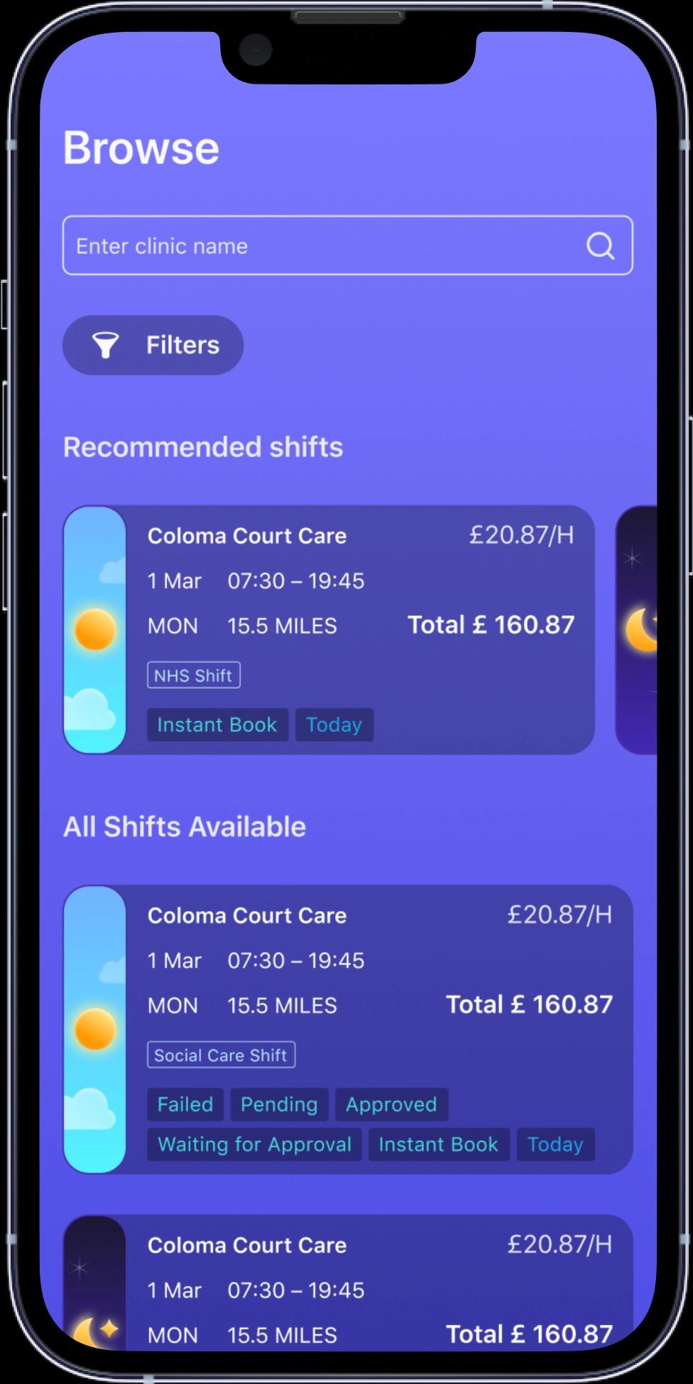 iphone 13 pro with browse screen