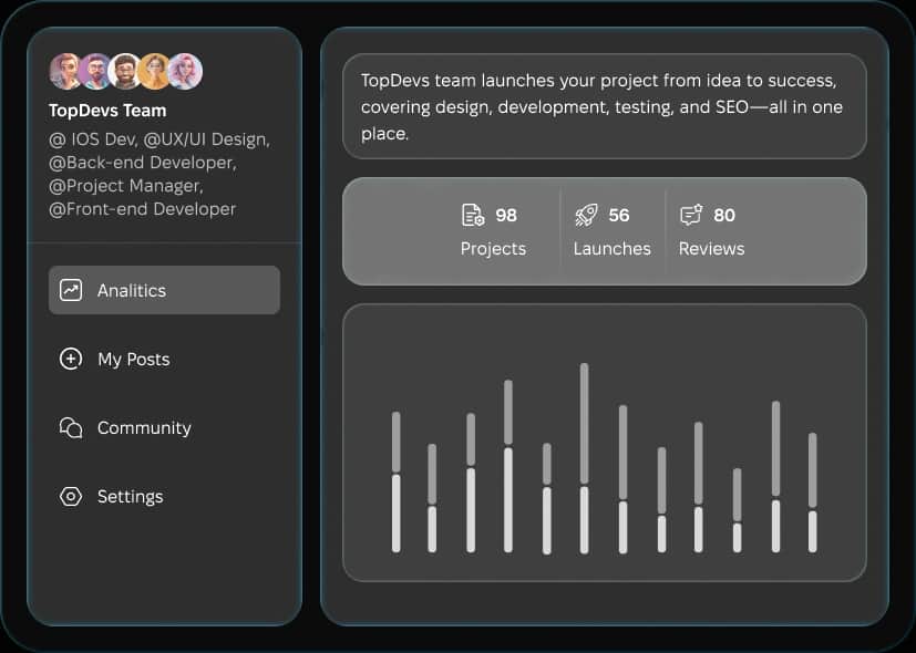 Custom application development by TopDevs