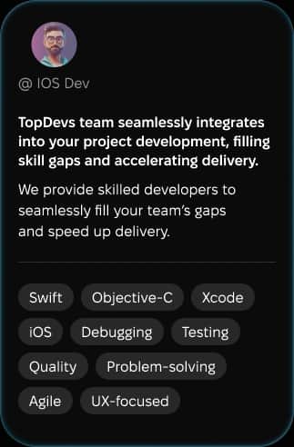 Experienced developers to extend your team