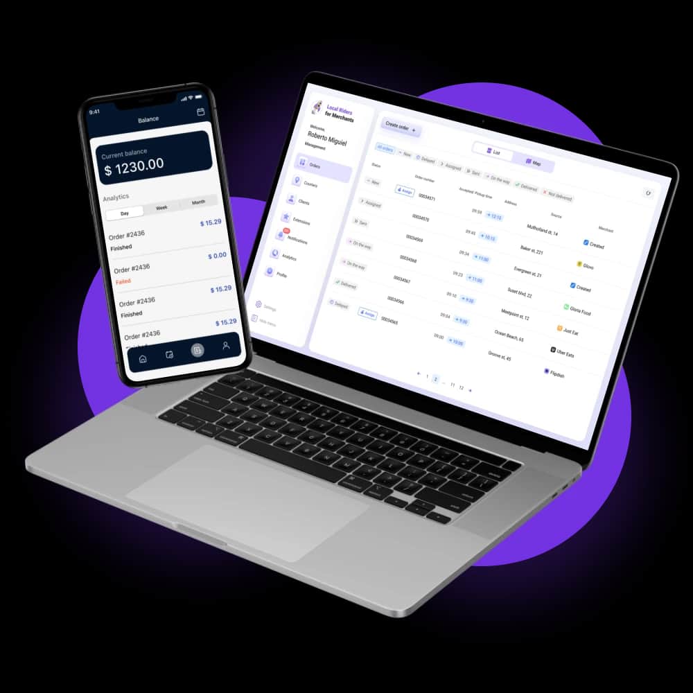Delivery Hero, An interconnected system of web dashboards and mobile apps that help to assign, monitor and manage on-demand delivery orders in real-time.