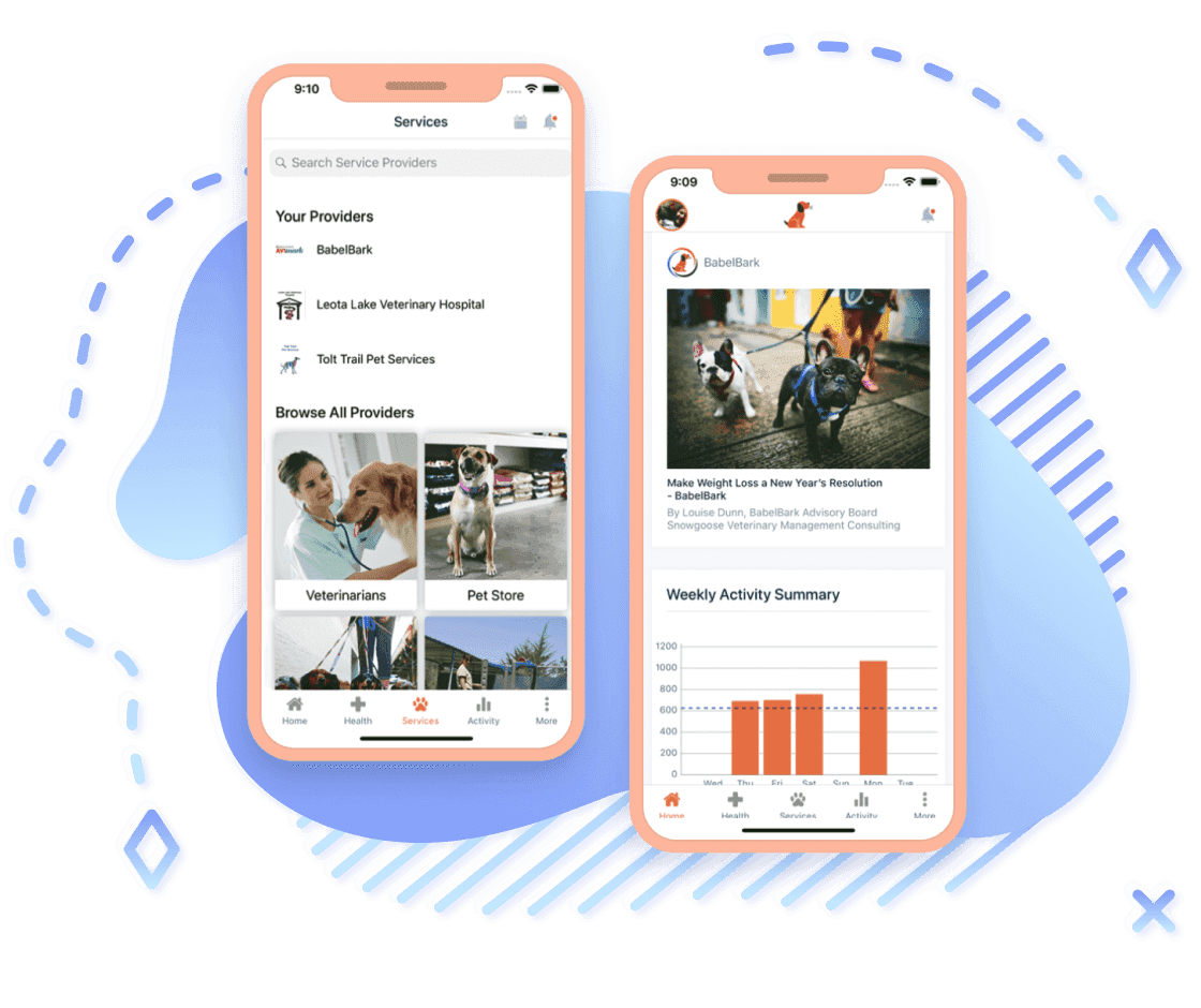 BabelBark, BabelBark is a website and mobile application uniting pet businesses, shelters, veterinary clinics and pet parents to take care of their pets.